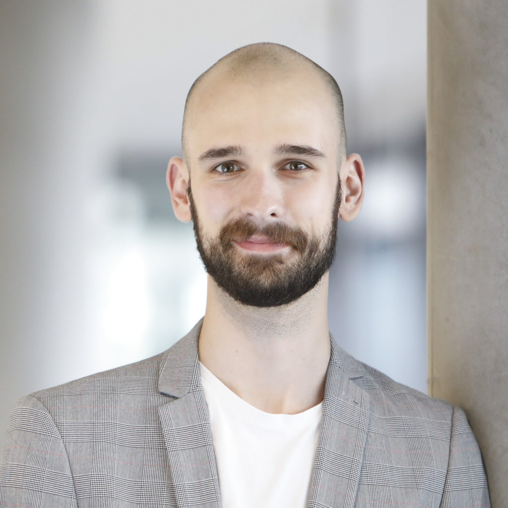 Portraitaufnahme von Julius Klingelhoefer