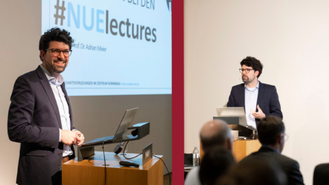 Prof. Meier spricht bei der NUELecture